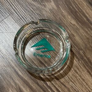 NWT Emerica Clear Glass Ashtray